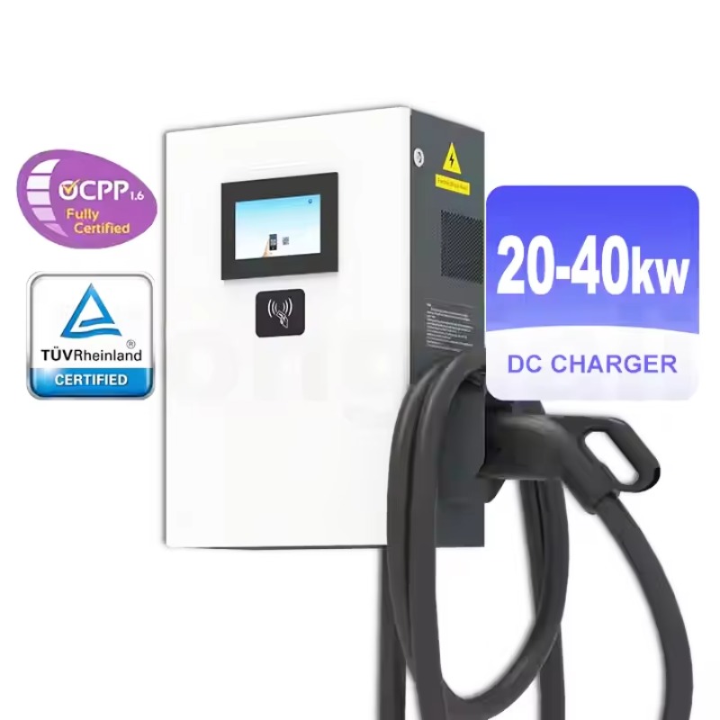 Dc Fast Charger 30Kw Wallbox Commercial - Borne de recharge murale DC pour
