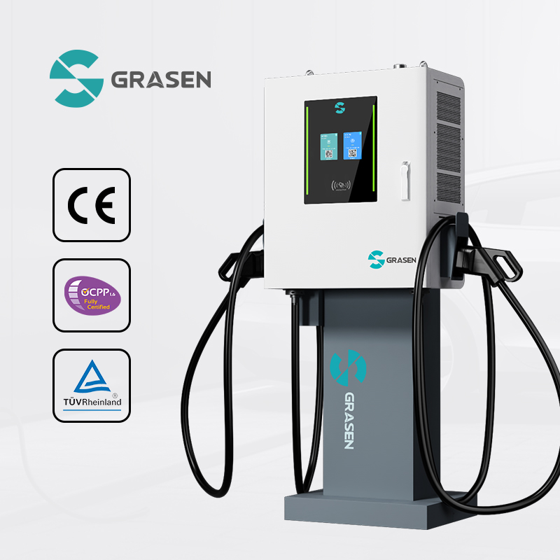 Dc Fast Charger 30Kw Wallbox Commercial - Borne de recharge murale commerciale CCS2