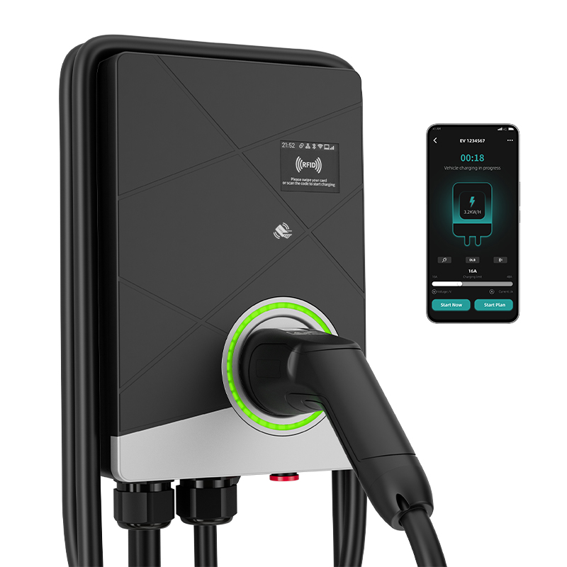 22Kw Wallbox Type 2 Ocpp Rfid - Borne de recharge murale intelligente pour