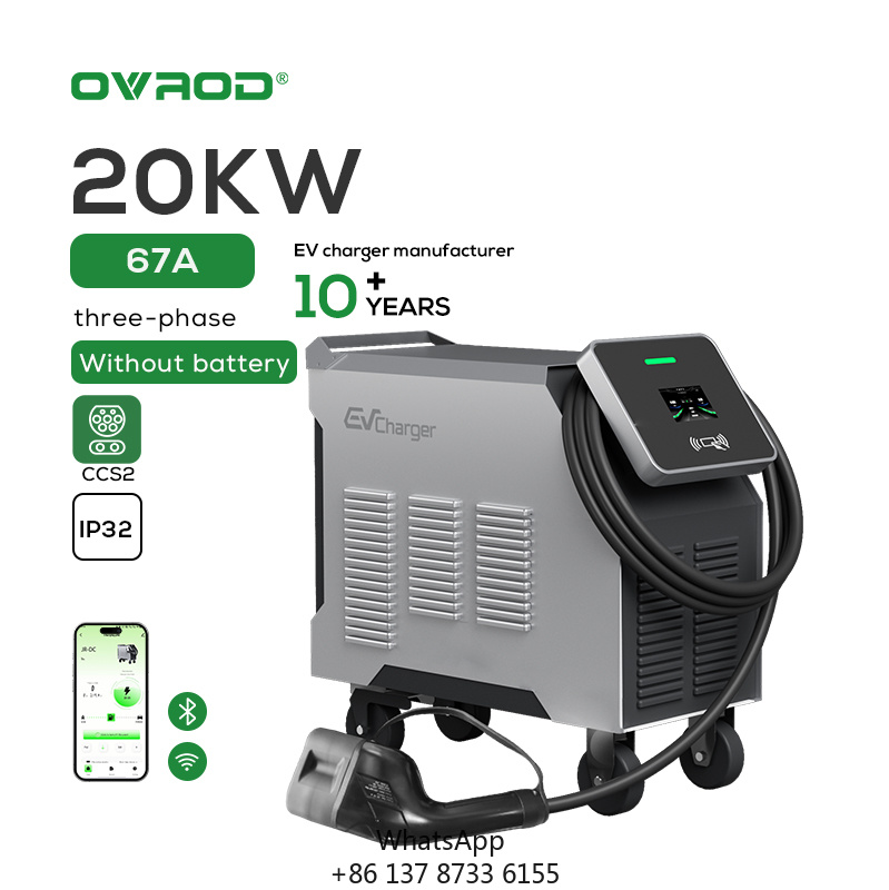 Portable Dc Fast Charger 20Kw Ccs2 - Nouveau produit Ovrod : Station de