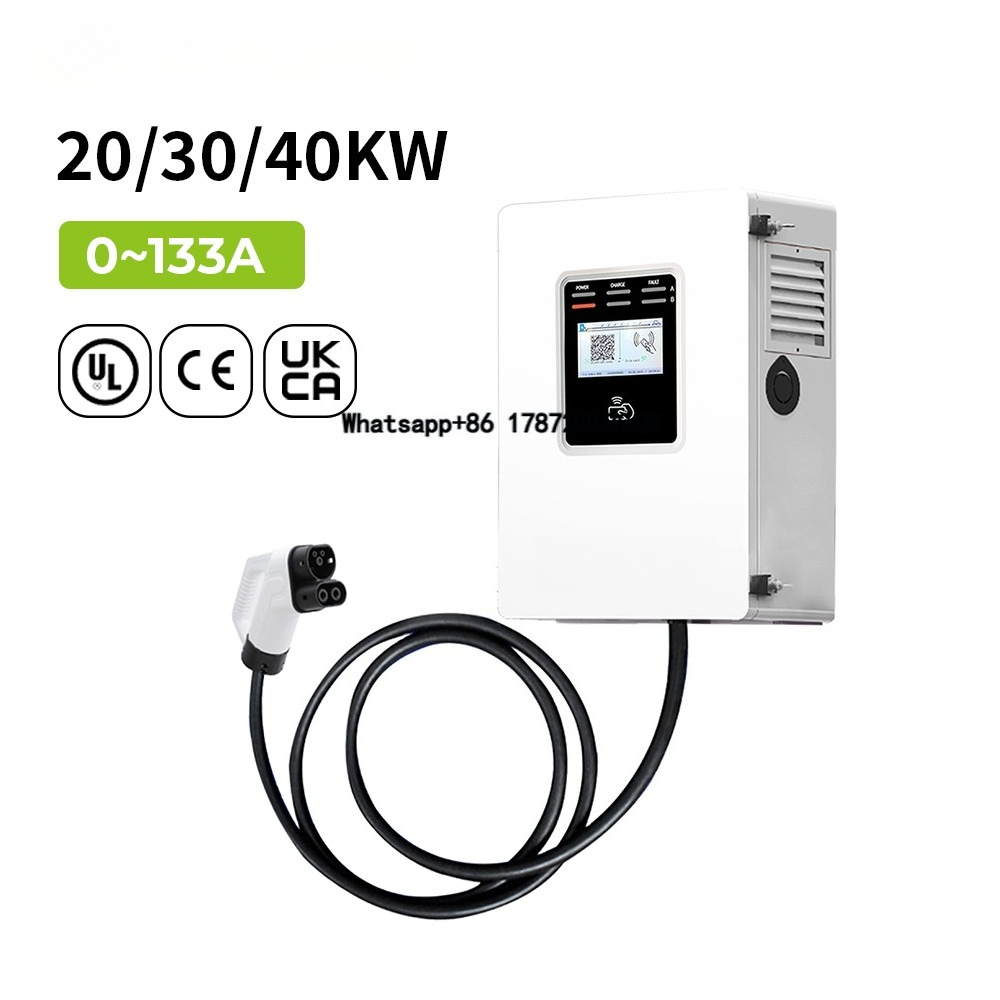 Dc Fast Charger 30Kw Wallbox Commercial - Chargeur rapide commercial Ocpp 20kw 30kw