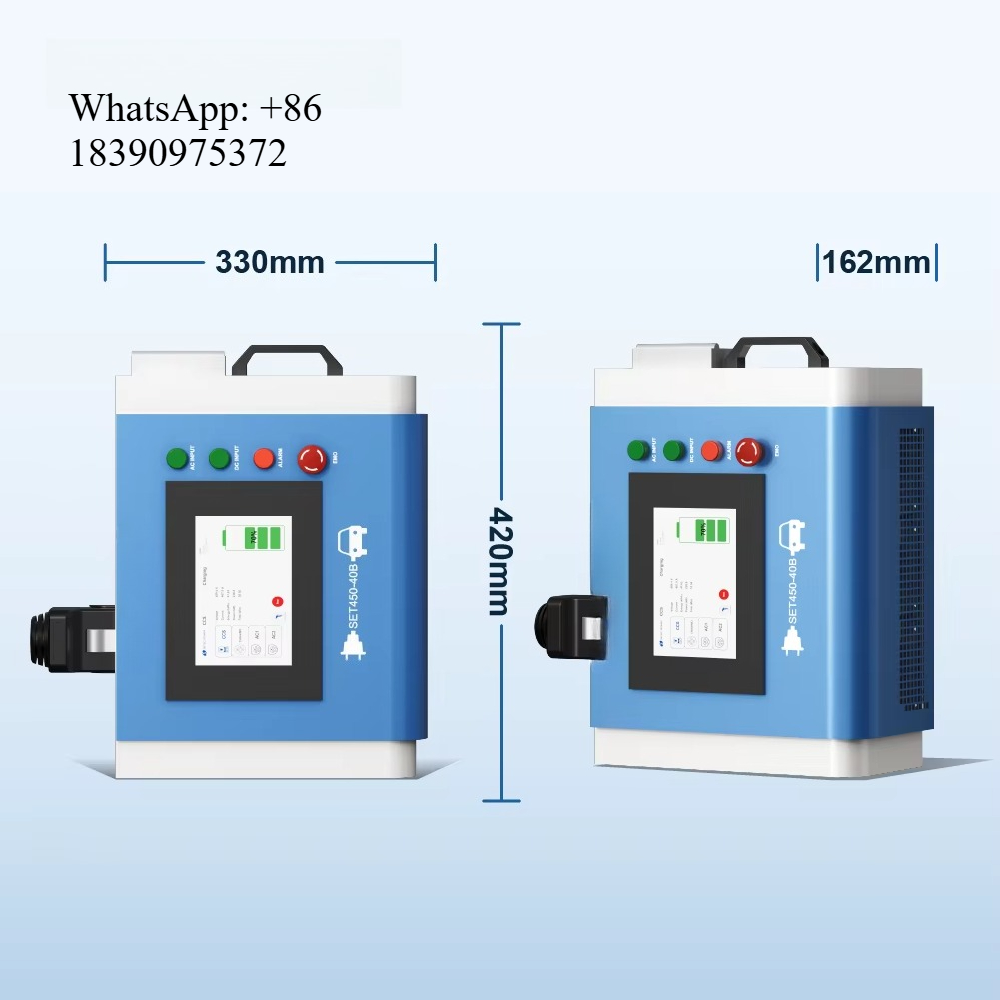 Portable Dc Fast Charger 20Kw Ccs2 - Chargeur rapide portable pour véhicules électriques